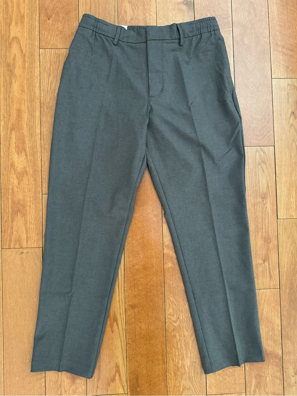 Banana Republic mens taupe tailored stretch dress trousers size 31x30.